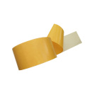 Yellow Glassine Paper Release Liner Double Sided Cloth Tape For Carpet Fixing